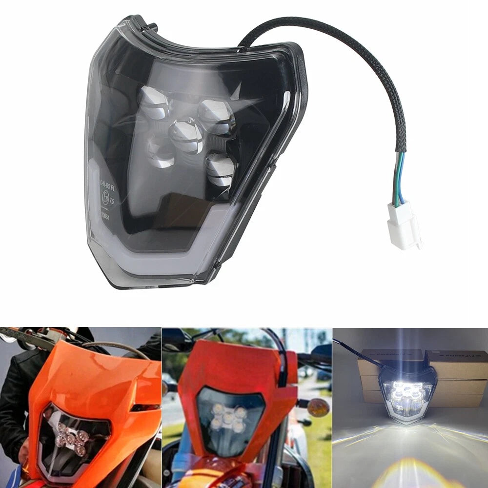 LED Headlight for KTM 300 EXC XC-W 350 450 500 EXC-F 690 Enduro R
