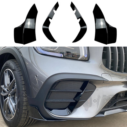 Gloss Black Front Side Air Vent Trims for Benz GLB X247 (2019-2023) 4 x pcs