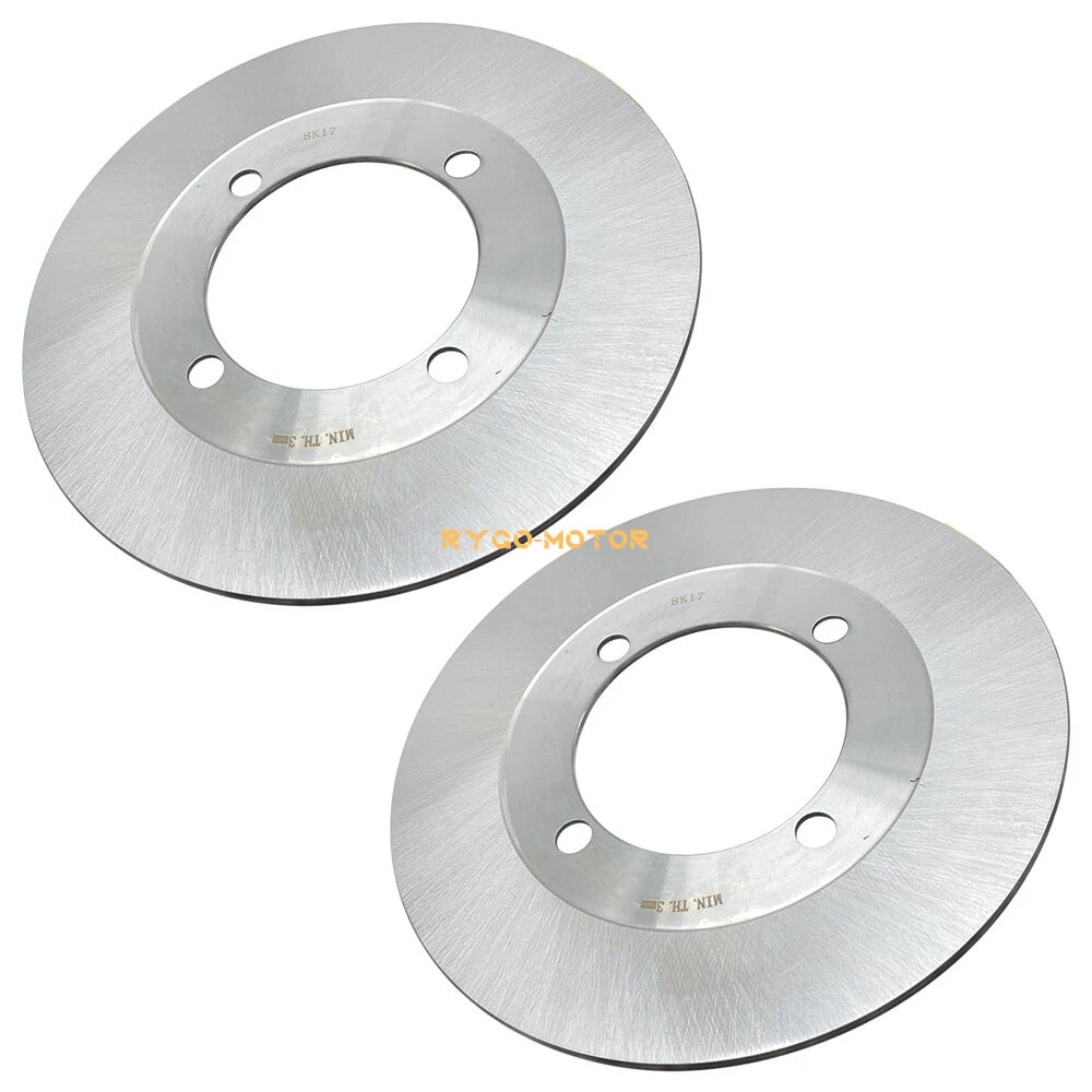 Front Brake Disc Rotor 2 x for Suzuki Eiger 400 King Quad LT-A400 LT-F400