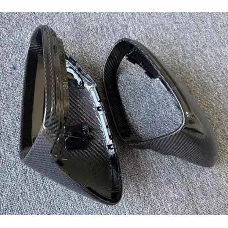 Real Carbon Fiber Replace Side Mirror Caps Cover for Porsche 911 991.1 2013-2015