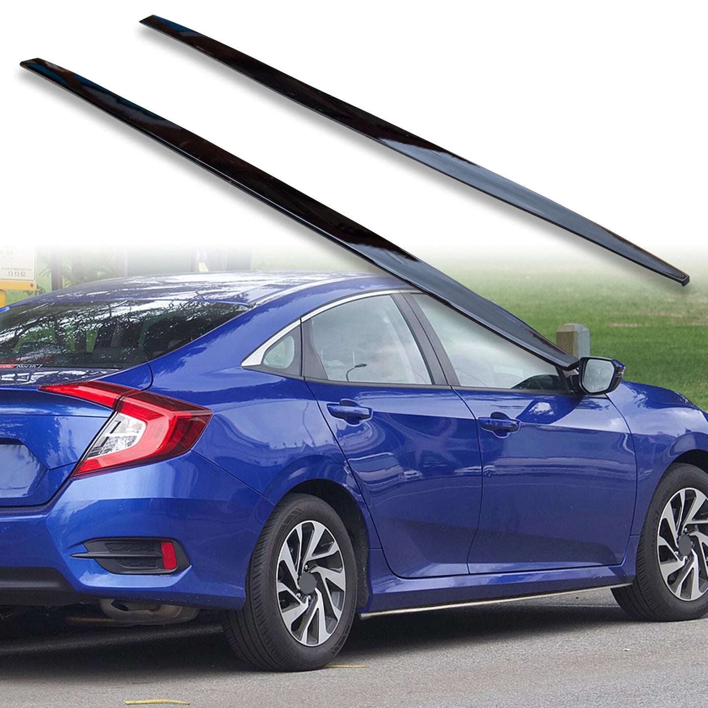Side Skirt Extension Panel for Honda Civic 10th Sedan (2016-2021)