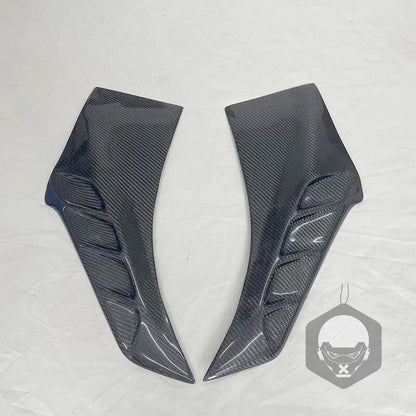 Real Carbon Fiber Side Fender Spoiler Cover Trim For BMW X6 G06 2020-2024