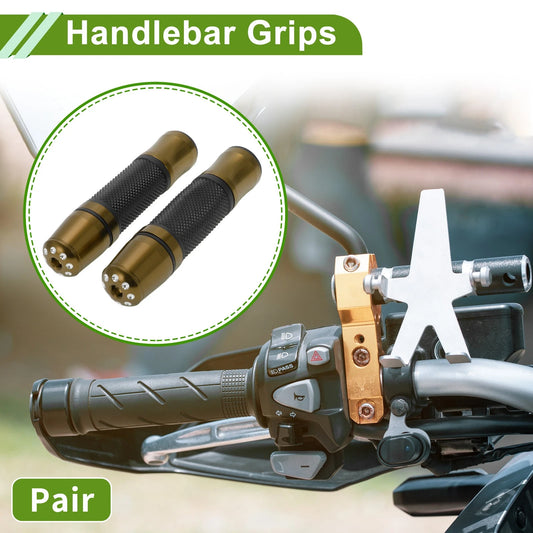 Grips / 7/8" 22mm / Aluminum Bronze Hand Grips for Motorcycle