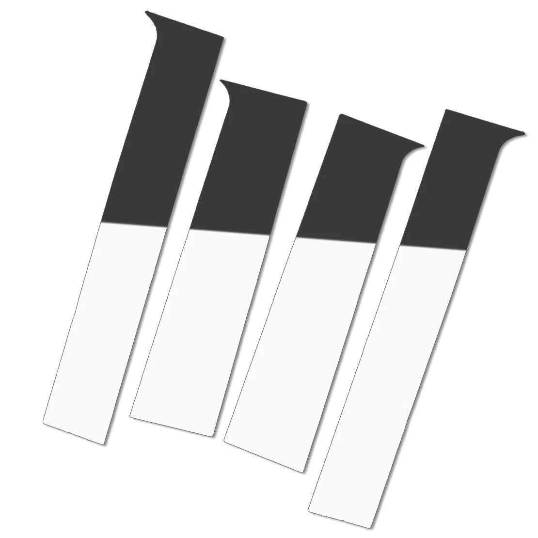 4 x Door Pillar Post Covers for Chevy Colorado, GMC Canyon (2015-2022)