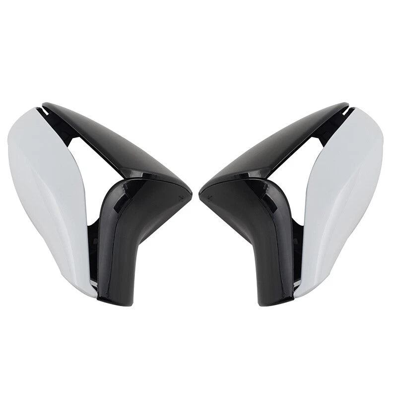 White Outer Mirror Cover Caps for Lexus ES250 ES350 (2013-2018) 2 x