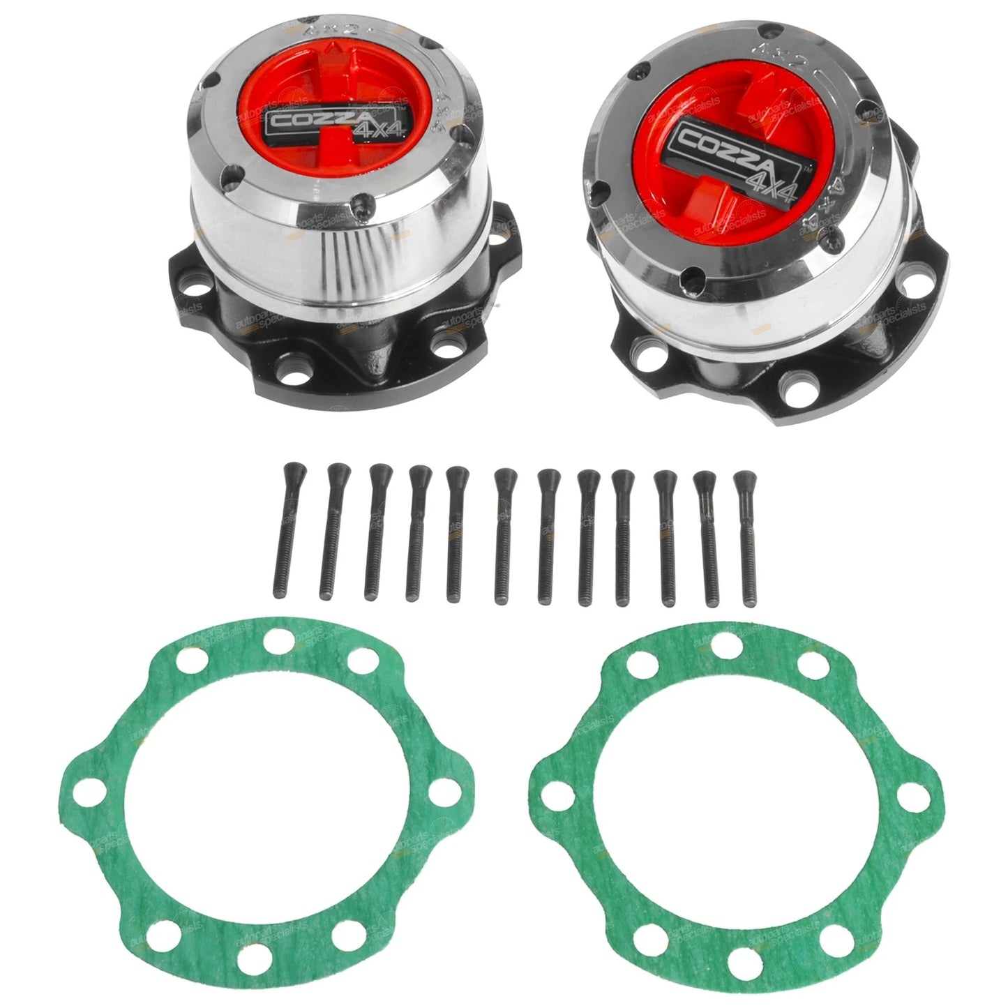 Free Wheel Locking Hub Set for Toyota Landcruiser 70 75 & 80 Series (1990–1999)