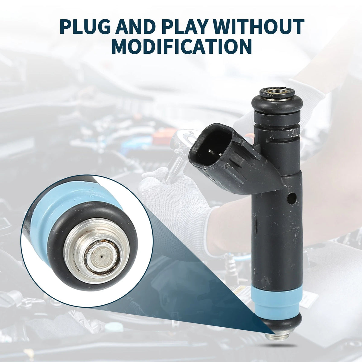 Fuel Injector Set for Jeep Cherokee 2001 4.0L - 6 x Black (2001)