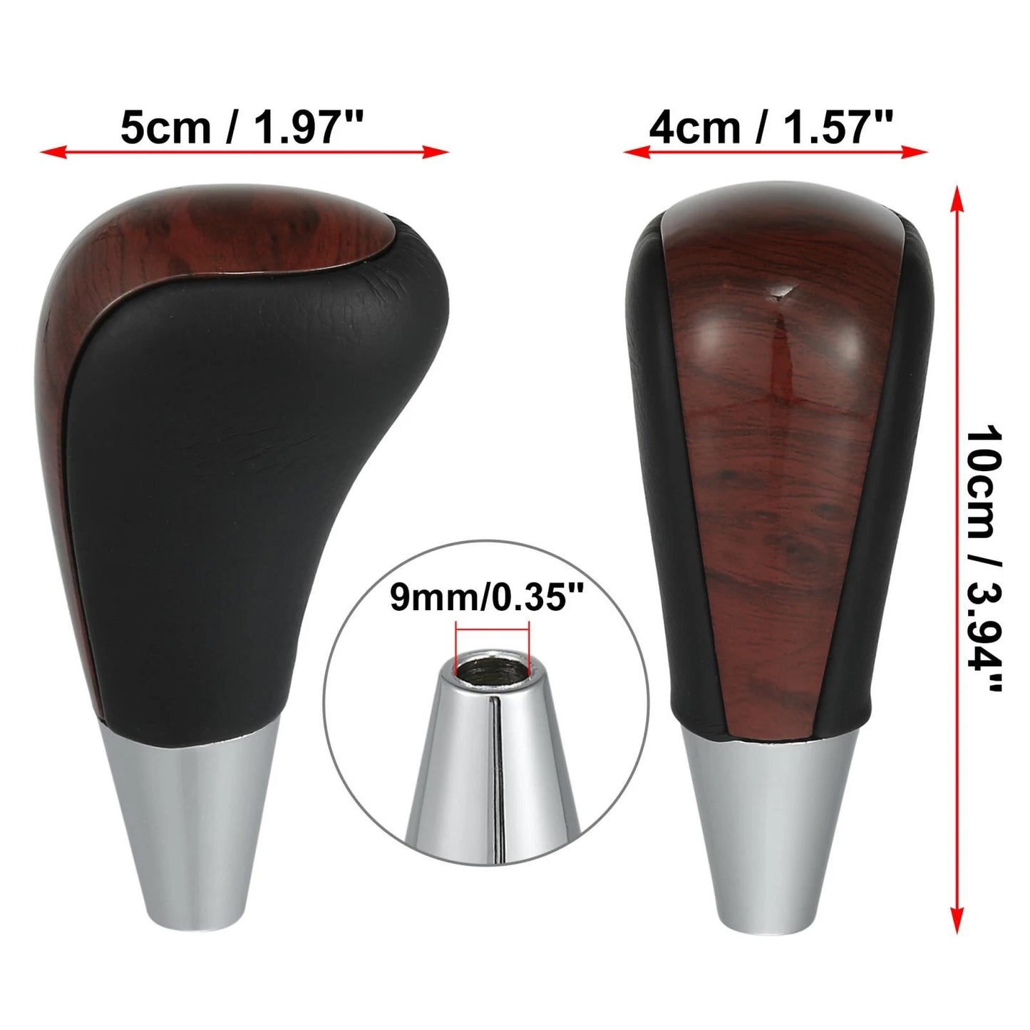 Brown Wood Pattern Gear Shift Knob for Toyota Lexus