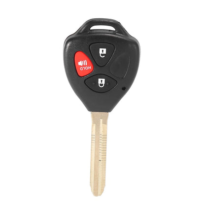 Uncut Key Remote Case for Toyota Camry 2007-2010 - 3 Buttons