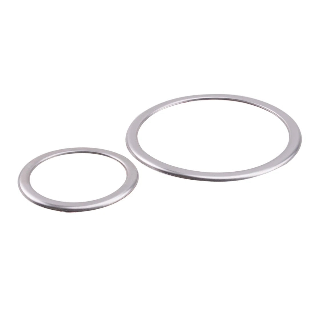 Silver Inner Door Speaker Ring Cover Trim Kit for BMW X6 E71 (2008-2014)
