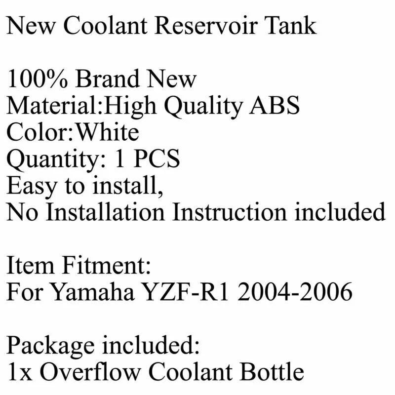 Radiator Expansion Tank for Yamaha YZF-R1 (2004-2006)