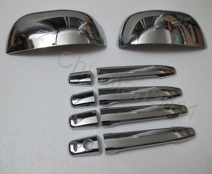 Side Mirror Door Handle Cover Trim for Mitsubishi Outlander Sport/ASX (2010-2014)