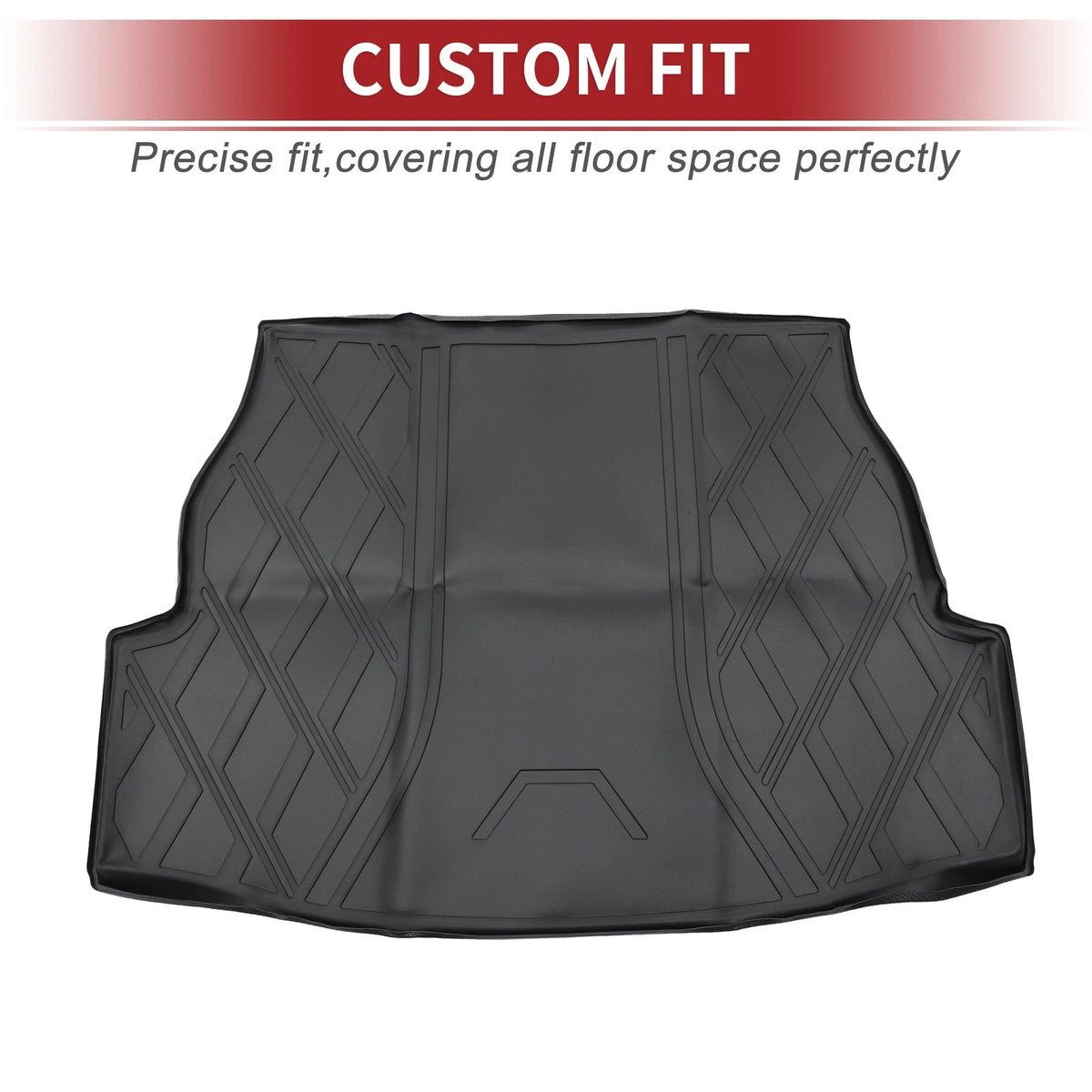 Cargo Liner Rear Trunk Mat for Toyota RAV4 (2019-2024) Diamond TPE