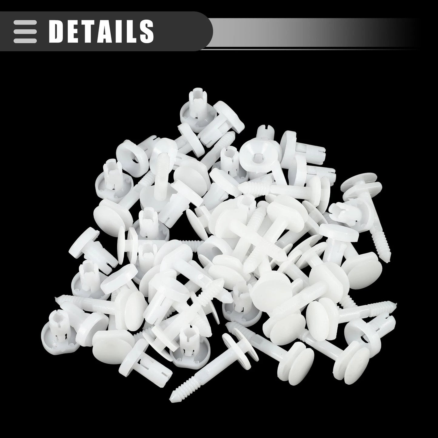 30 Pcs Car Door Trim Panel Push Clips Retainer for Chevrolet C2500