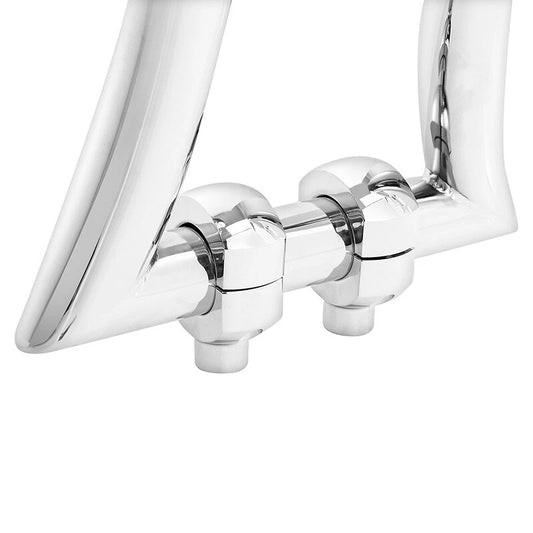14in Rise 2in Hanger Bar Risers for Harley Softail Chrome