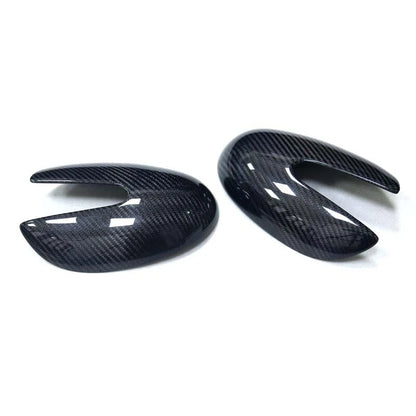 REAL Carbon Fiber Add-on Side Mirror Cover Caps for Smart Fortwo W450 2003-2007