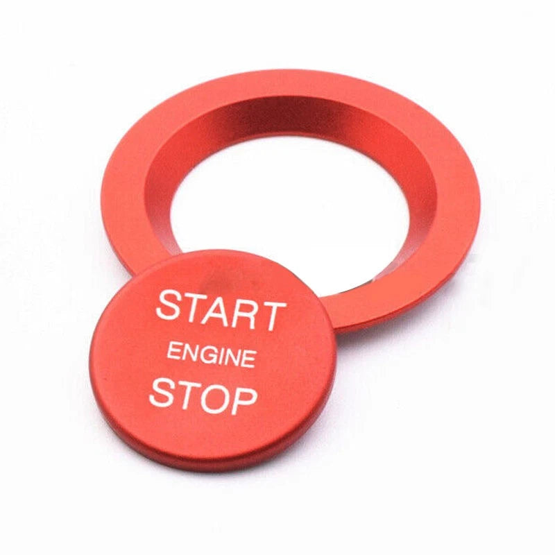 Red Engine Start Stop Button Cover Trim for Land Rover Range Rover (2013-2023)