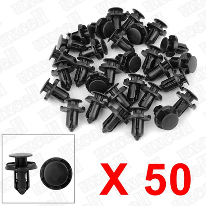 50pcs Push Type Retainer Clips for Mitsubishi Honda