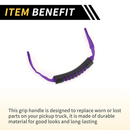 2 x Headrest Grab Handles for Jeep Wrangler (2018-2023) - Purple Grab Handle