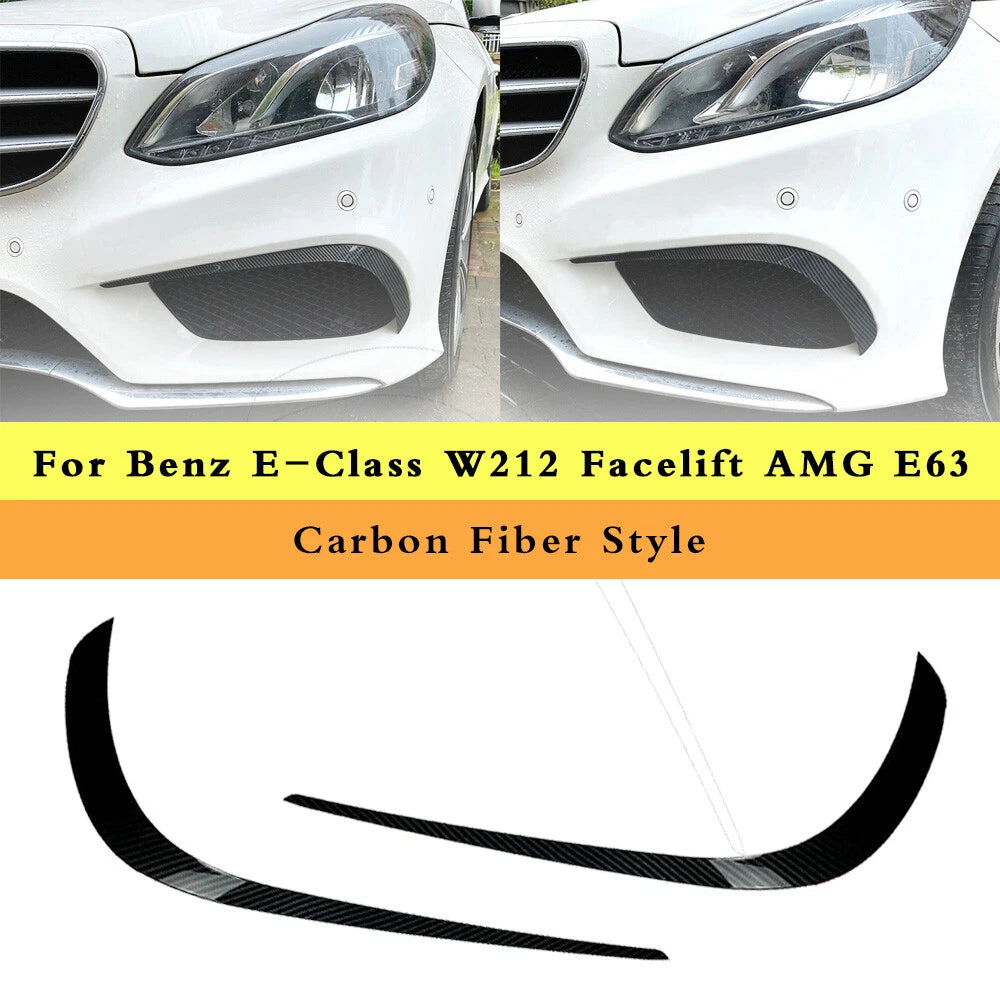 Front Bumper Splitter Trim for Benz E-Class W212 (2013-2016)