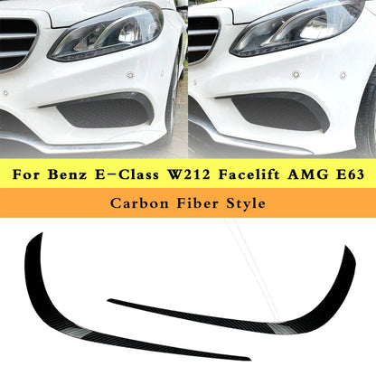 Front Bumper Splitter Trim for Benz E-Class W212 (2013-2016)