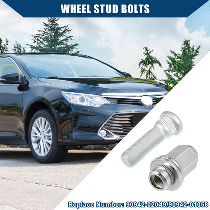 M12-1.5 Wheel Lug Stud Bolts  for Toyota, Lexus, Scion