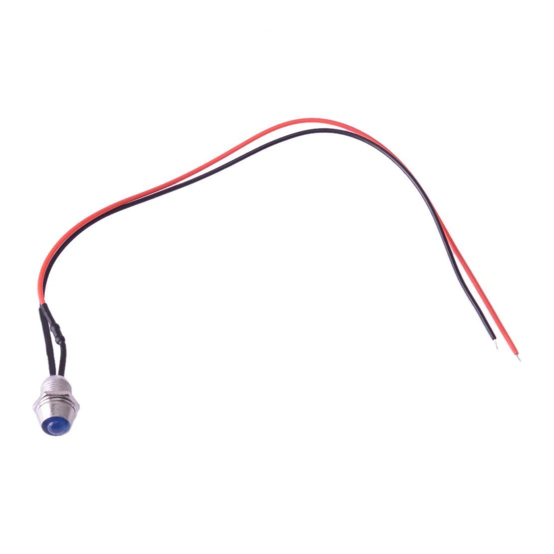 10PC 8mm LED Indicator Lights for Car Boat Dash Panel Warning Lamp
