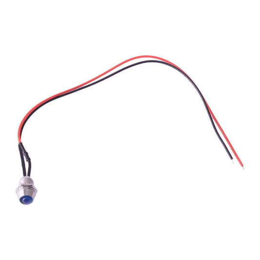 10PC 8mm LED Indicator Lights for Car Boat Dash Panel Warning Lamp
