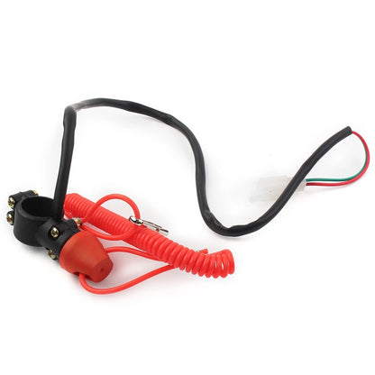 Engine Stop Kill Switch Safety Tether Lanyard for Pit Dirt Quad Bike Motor