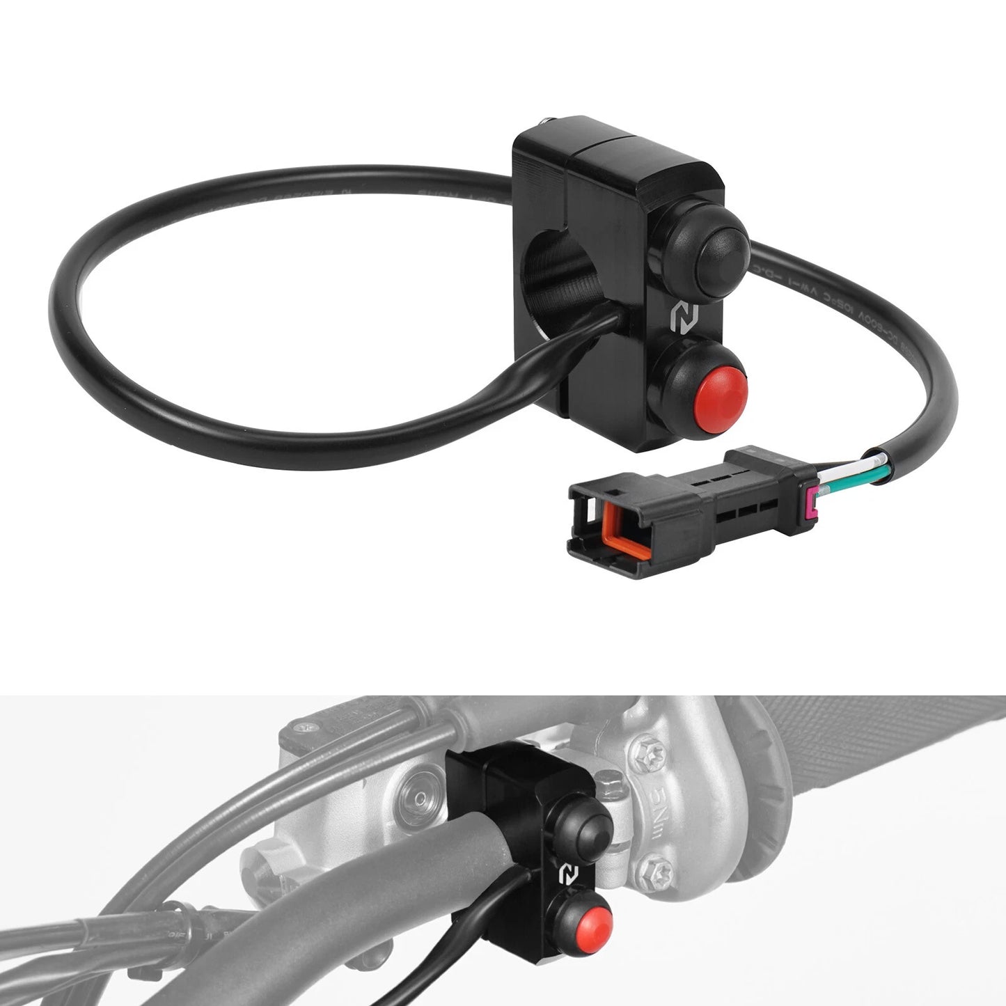 Kill Stop Switch Button for KTM 150-500 EXC EXC-F XWF XC-W XCF-W (2024-2025)