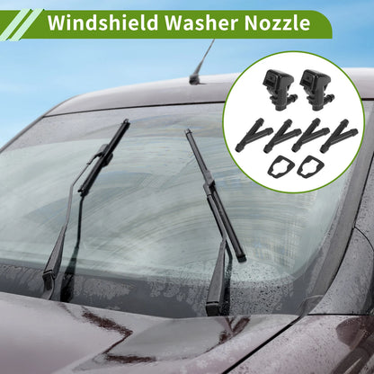 Windshield Washer Nozzle With Hose Connector for Jeep