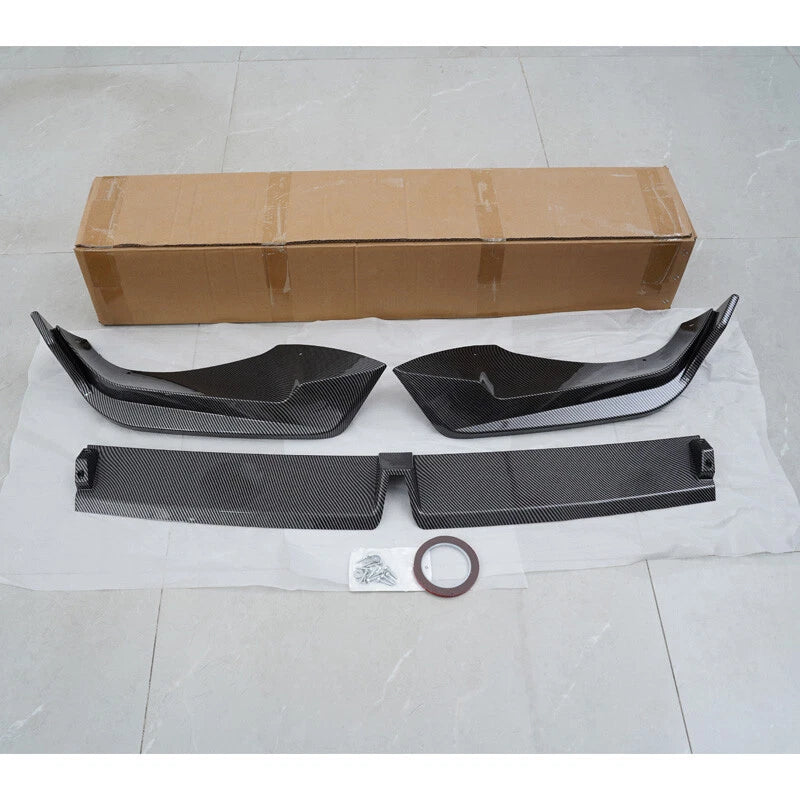 Carbon Black Front Bumper Lip Spoiler for BMW X5 G05 M Sport (2024+)