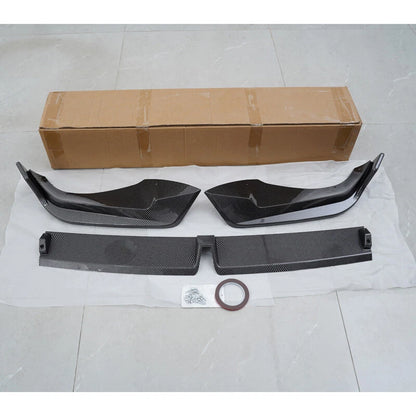 Carbon Black Front Bumper Lip Spoiler for BMW X5 G05 M Sport (2024+)