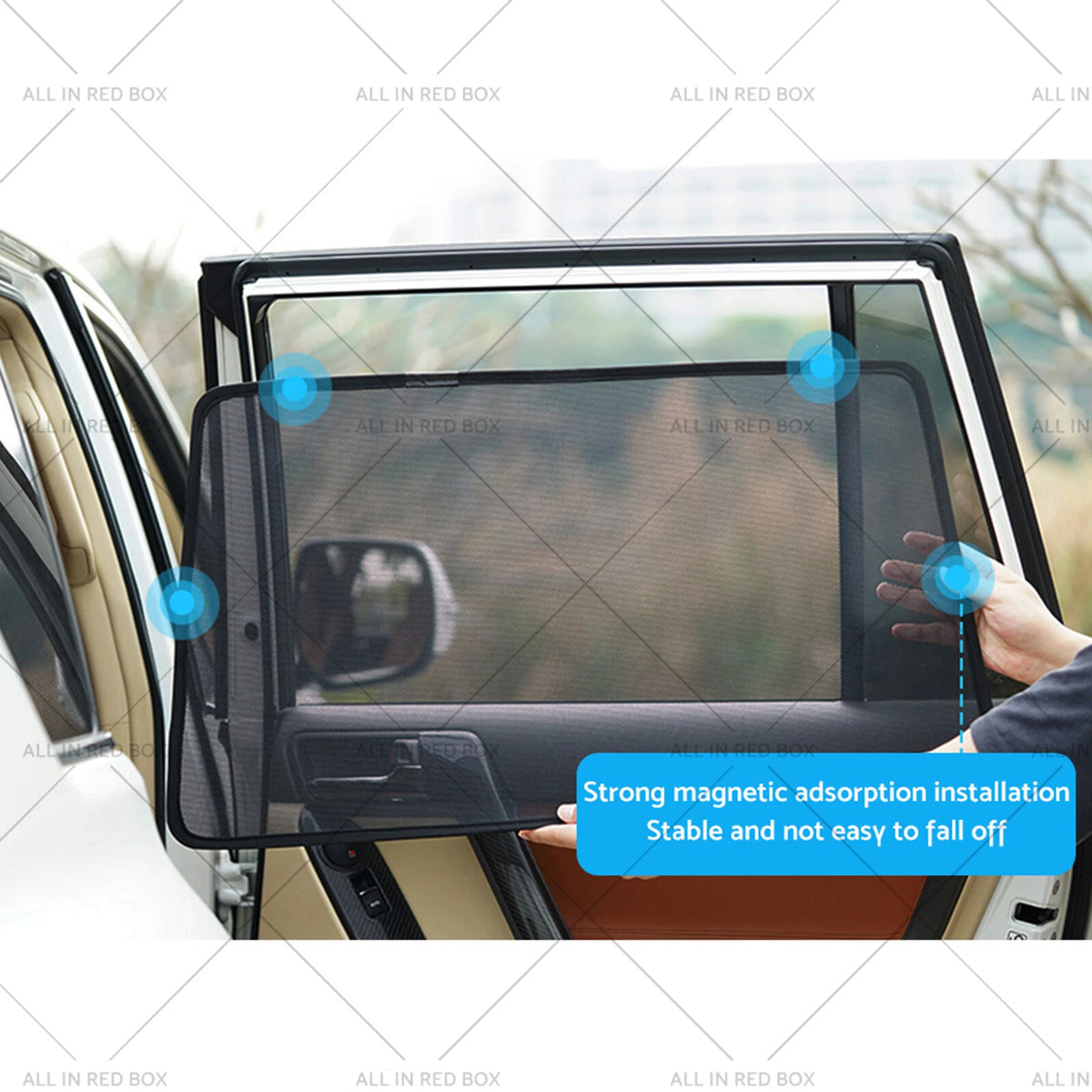 Magnetic Mesh Sun Shades for Mercedes-Benz GLC (2015-2022)