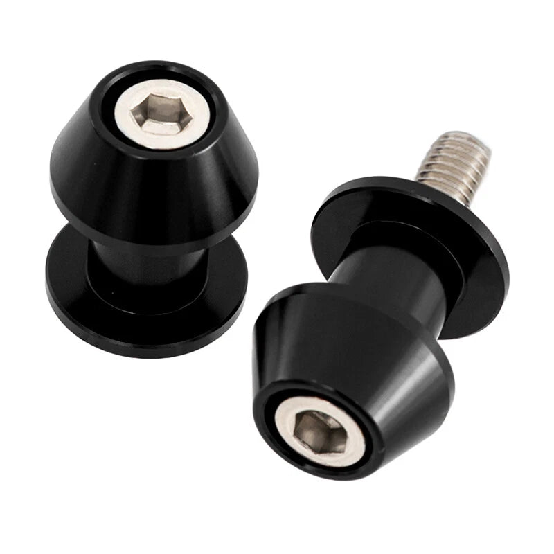 Black M10 Swingarm Spools for CFMOTO 250/300/750 CL-X (2021-2023)