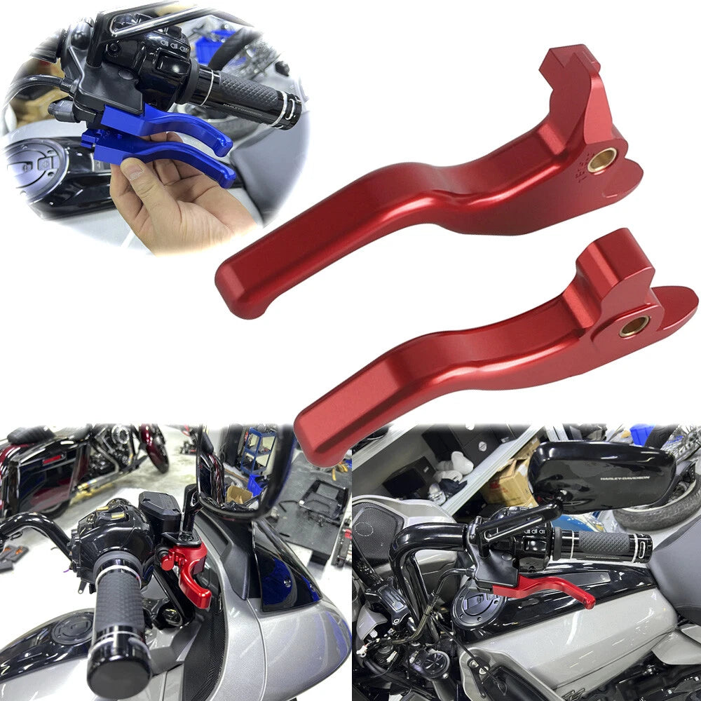 5.4'' & 5.9'' Brake + Clutch Hand Lever Kit for Harley Softail FLSS FLSTFBS (2017)