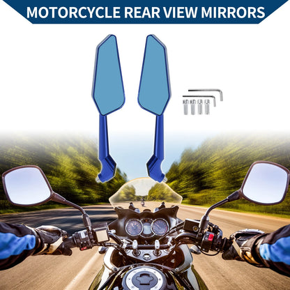 Rear View Mirrors 2 x Aluminum Alloy for M8/M10