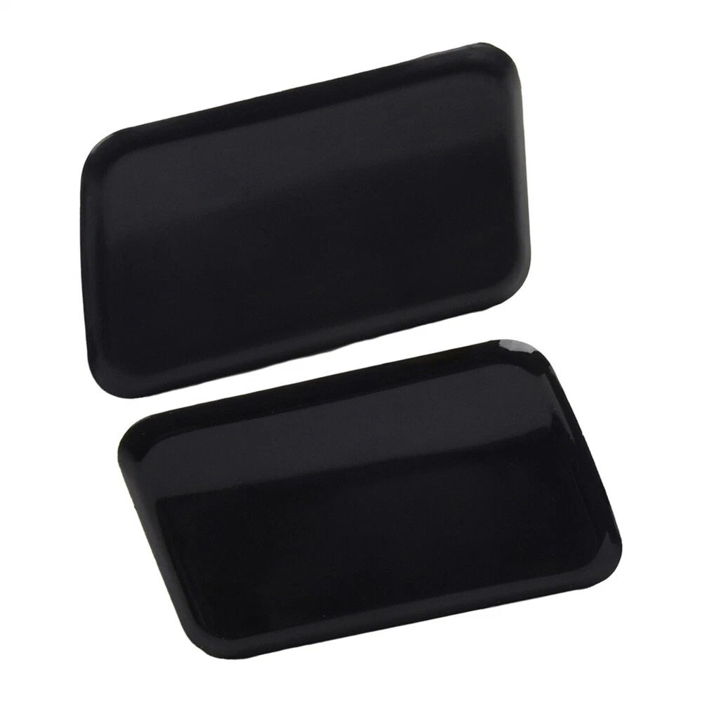 Black Headlight Washer Nozzle Cover Caps for BMW E83 (2004-2010)