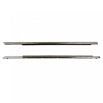 Outer Weatherstip Door Belt Front Pair Chrome Fits Toyota Camry 4D 2002-06 D09