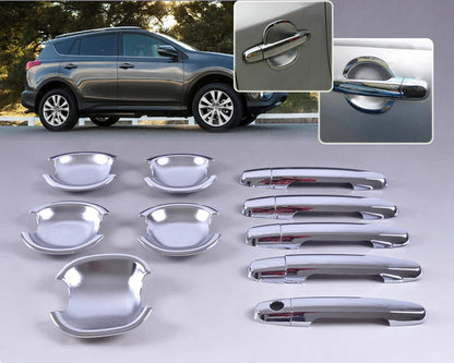 Chrome Door Handle Trim Covers for Toyota RAV4 2012-2013 (06+)