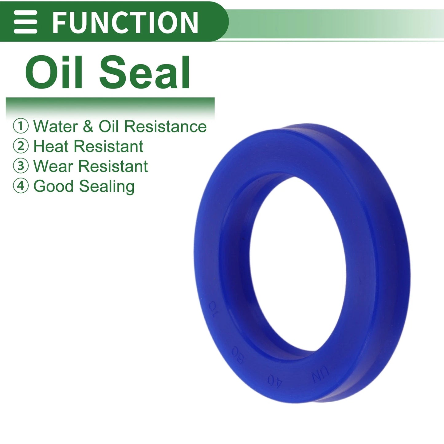Oil Seal 40x60x10mm Rotary Shaft Seal TPU for Car