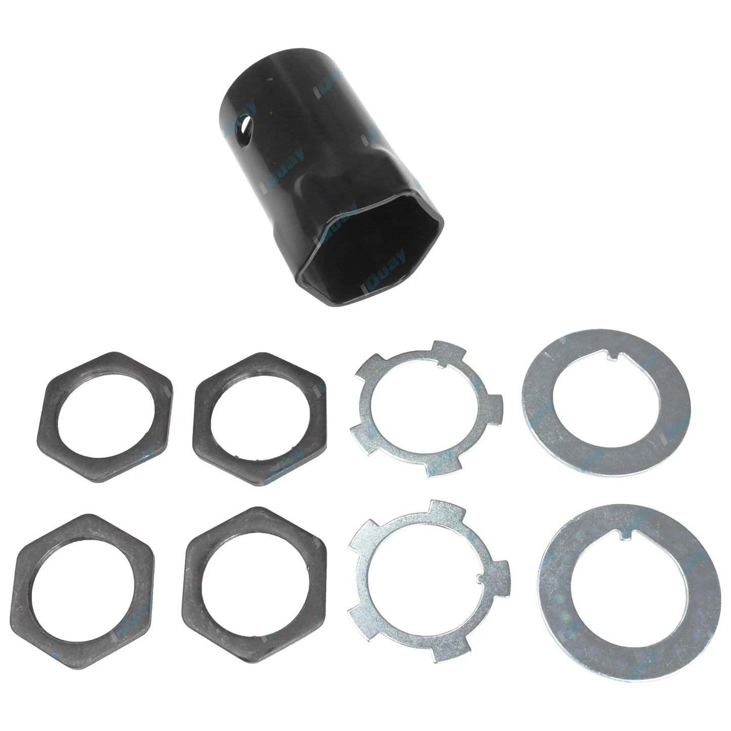 Front Bearing Adjusting Axle Wheel Hub Nut + 54mm Socket for Land Cruiser, Hilux