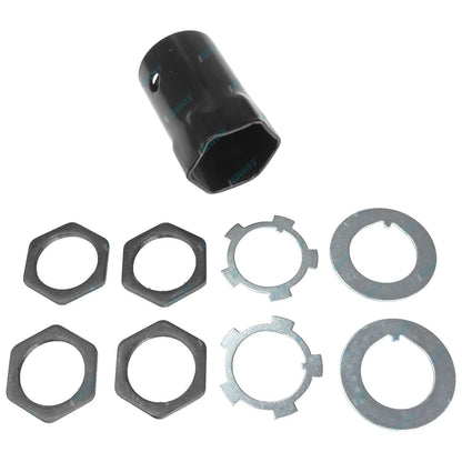 Front Bearing Adjusting Axle Wheel Hub Nut + 54mm Socket for Land Cruiser, Hilux