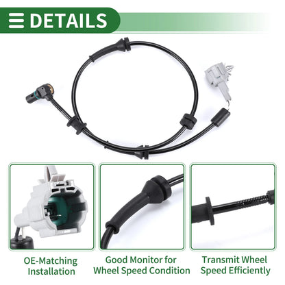 ABS Wheel Speed Sensor for Infiniti QX56 Front