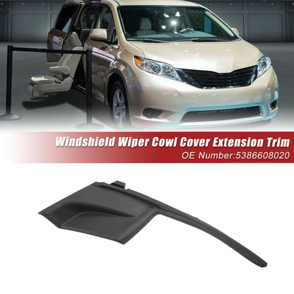 Front Right Windshield Wiper Cowl Panel for Toyota Sienna (2011-2020)