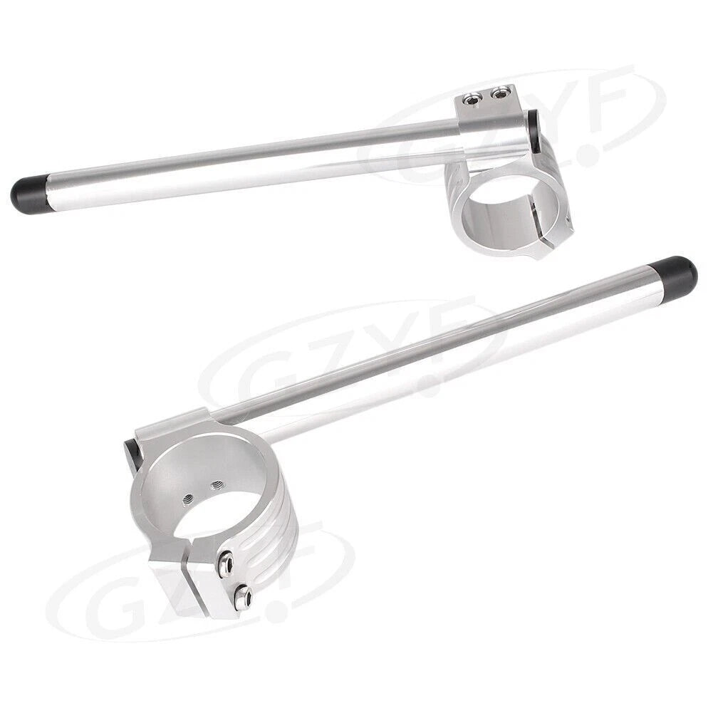 22mm & 7/8" Clips on Handle Bar with Adjustable Clamps for 43MM Fork Tube