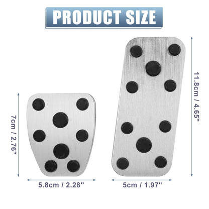 Gas Brake Clutch Pedal Covers for Subaru Impreza