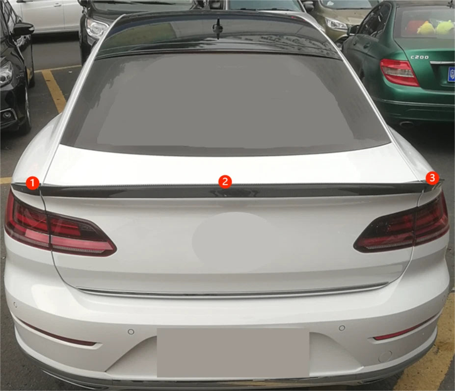 Unpainted Rear Trunk Wing Spoiler for Volkswagen VW Arteon CC 2019-2024