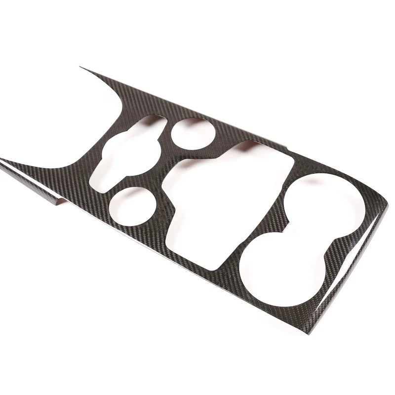 Real Carbon Fiber Console Gear Shift Panel Cover For Alfa Romeo Giulia 2020-2025