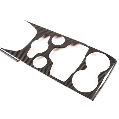 Real Carbon Fiber Console Gear Shift Panel Cover For Alfa Romeo Giulia 2020-2025